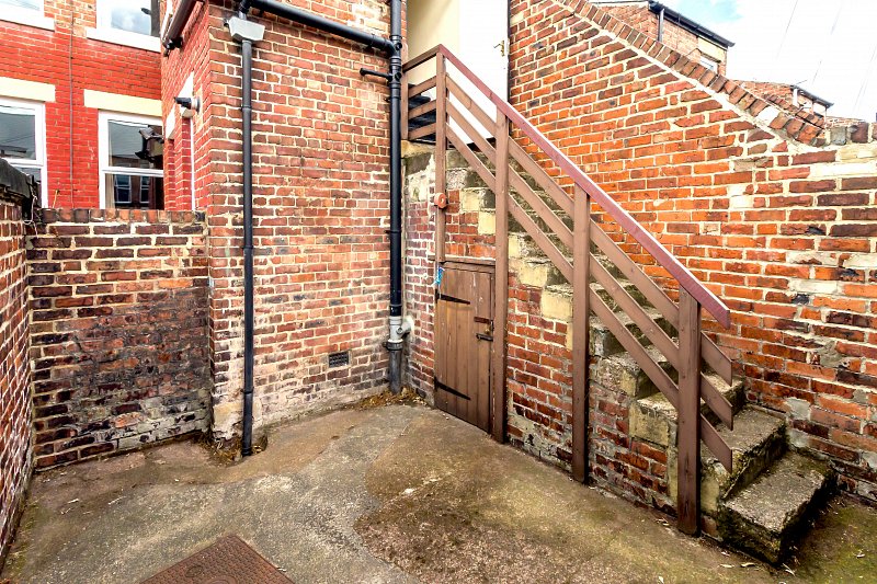 Cartington rear yard